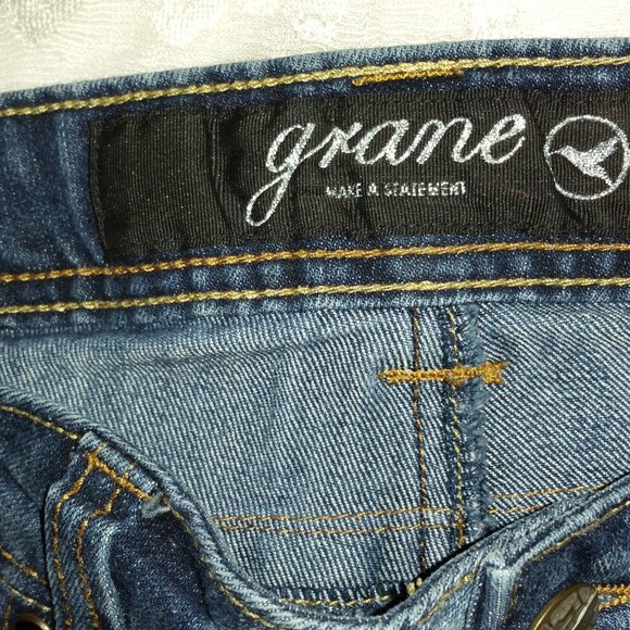 ~ Grane Make a Statement Jeans Size 11 Junior - Picture 7 of 11